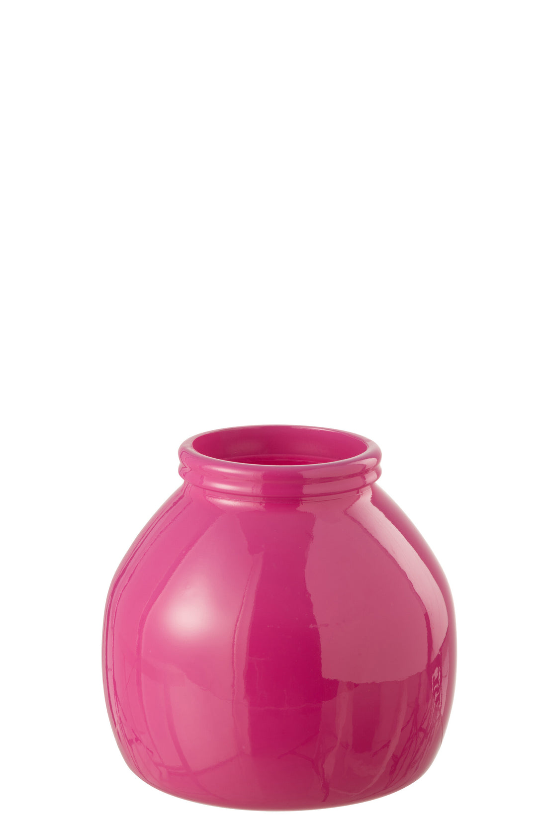 Vaas Glas Oranje Roze Klein