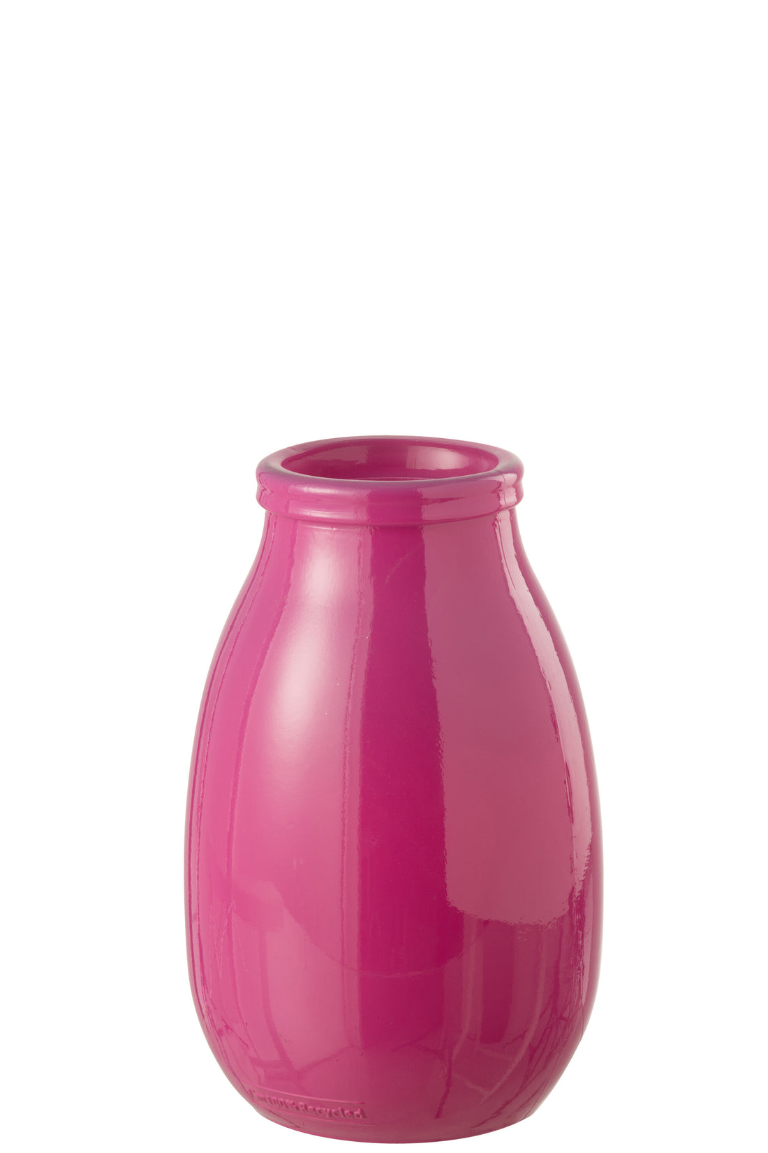 Vaas Glas Oranje Roze Groot