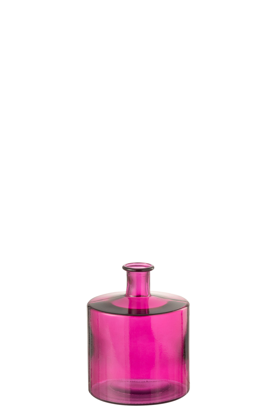 Vaas Fles Glas Roze Klein