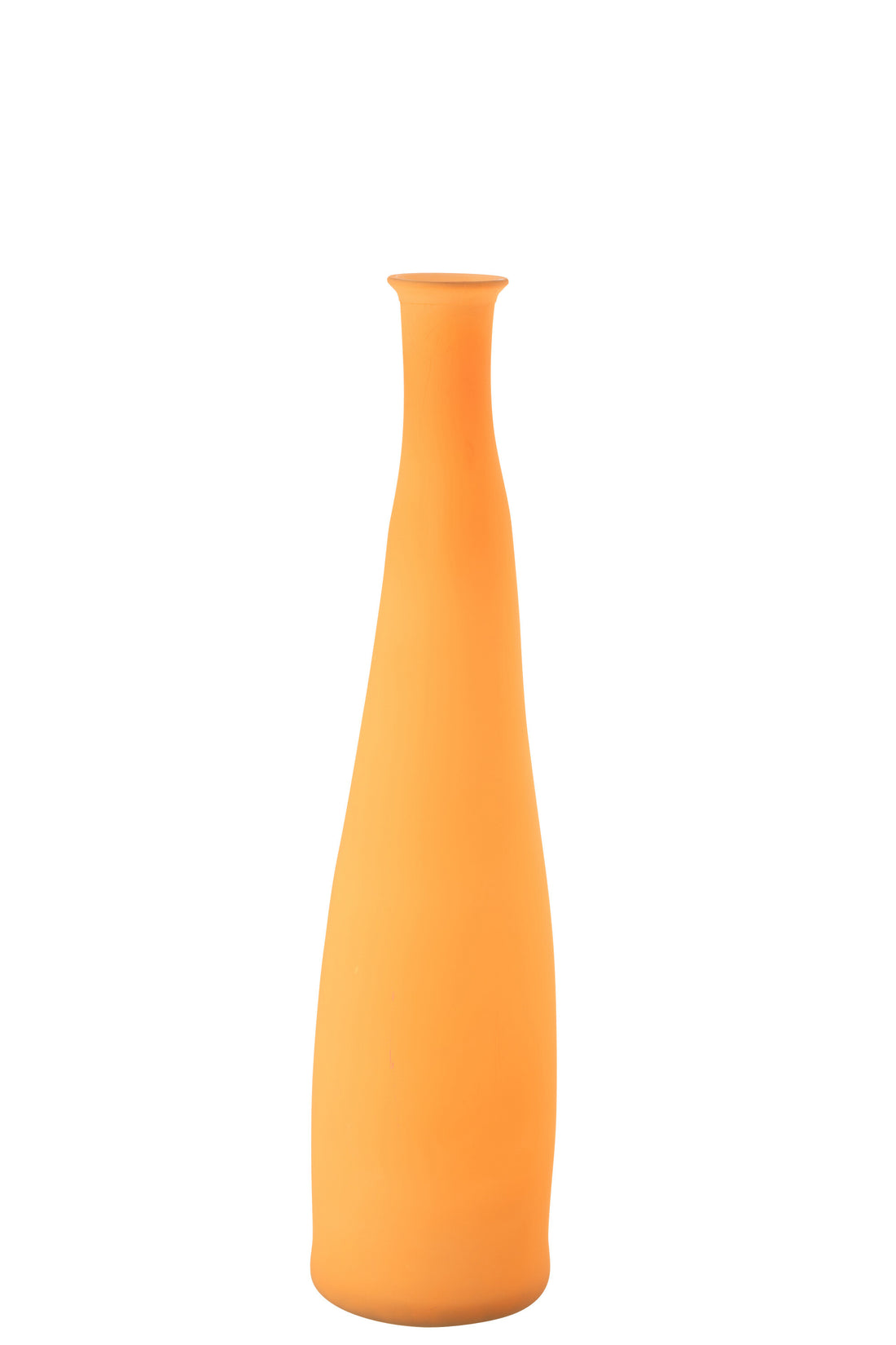 Vaas Fles Glas Neon Oranje Klein