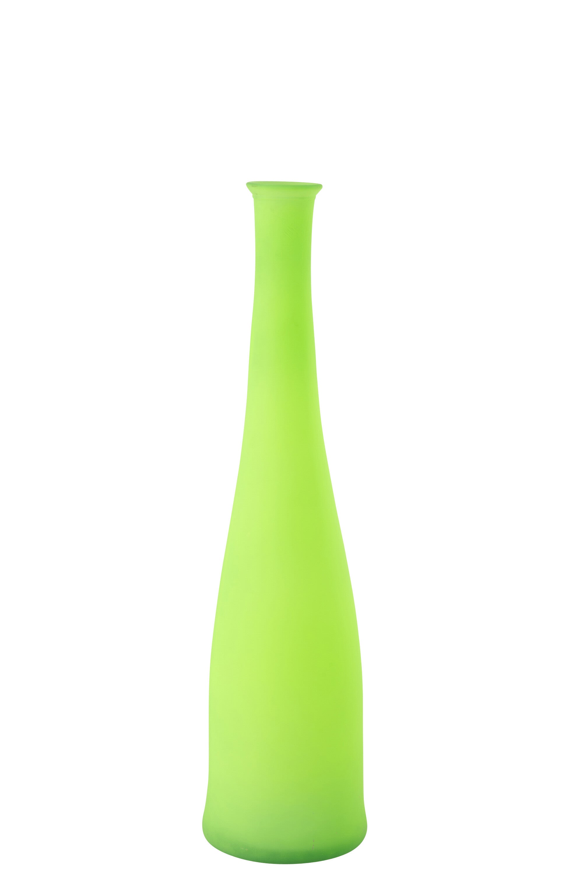 Vaas Fles Glas Neon Groen Klein