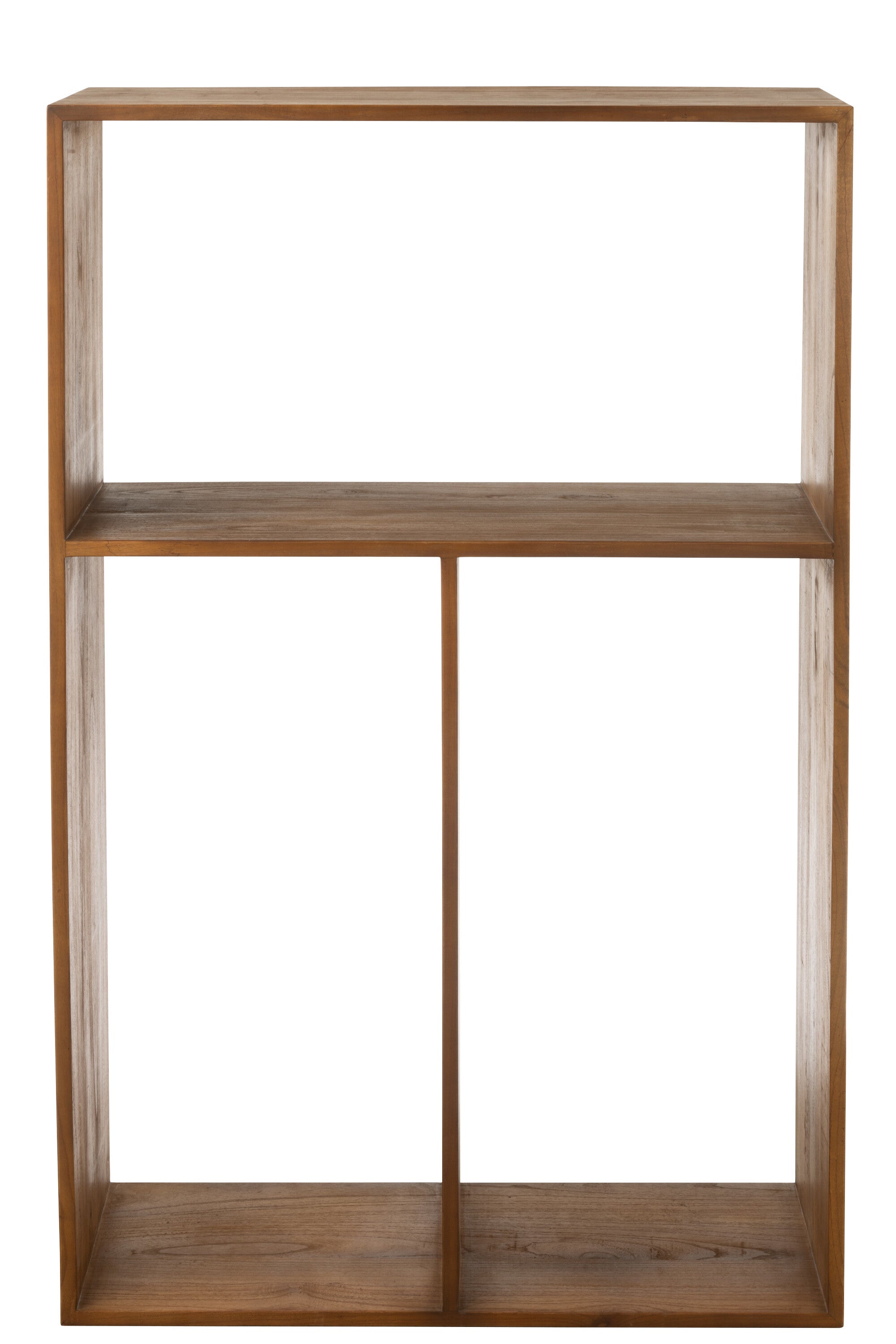 Wandrek Kubus 3P Hout Bruin