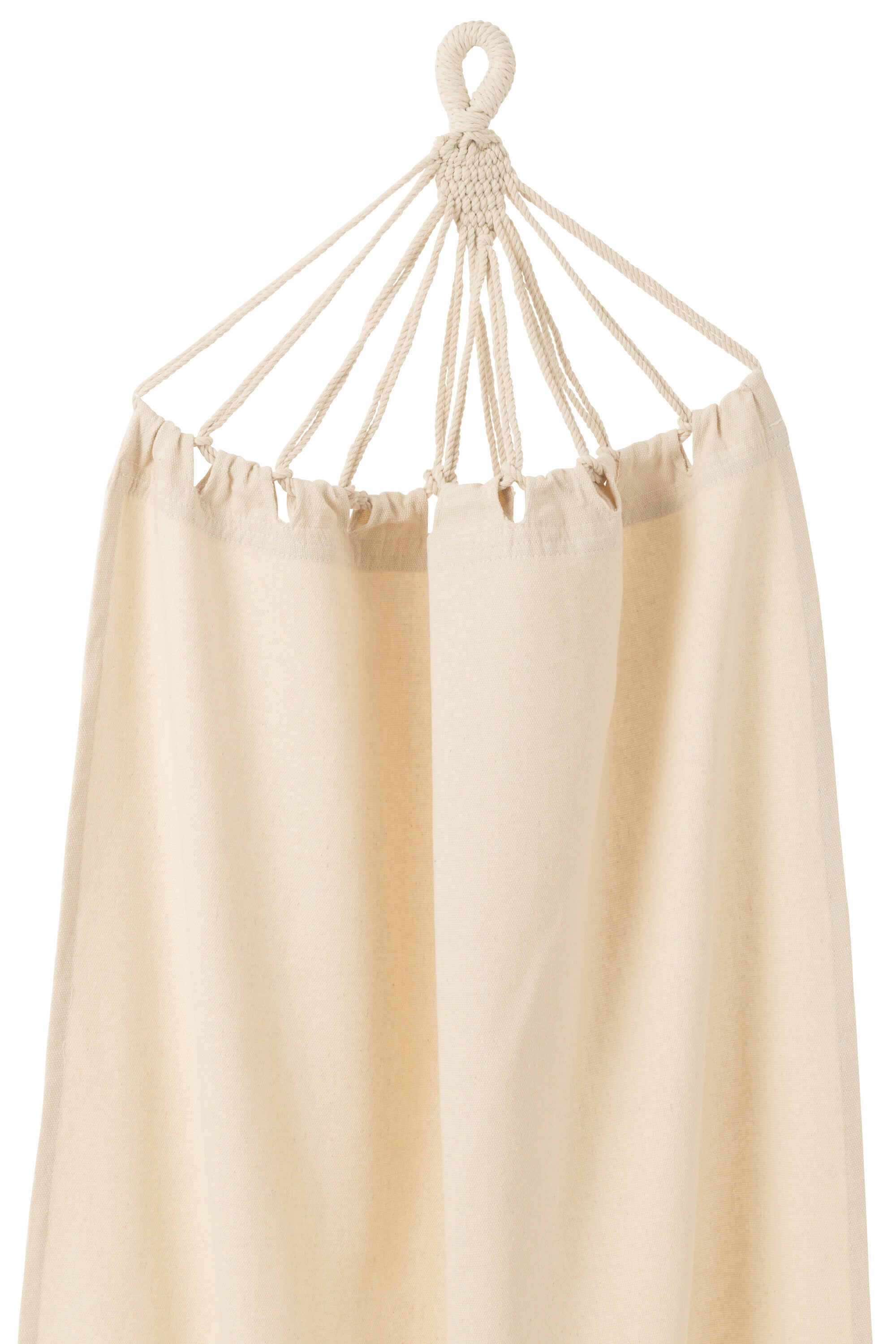 Hangmat effen katoen/polyester licht beige