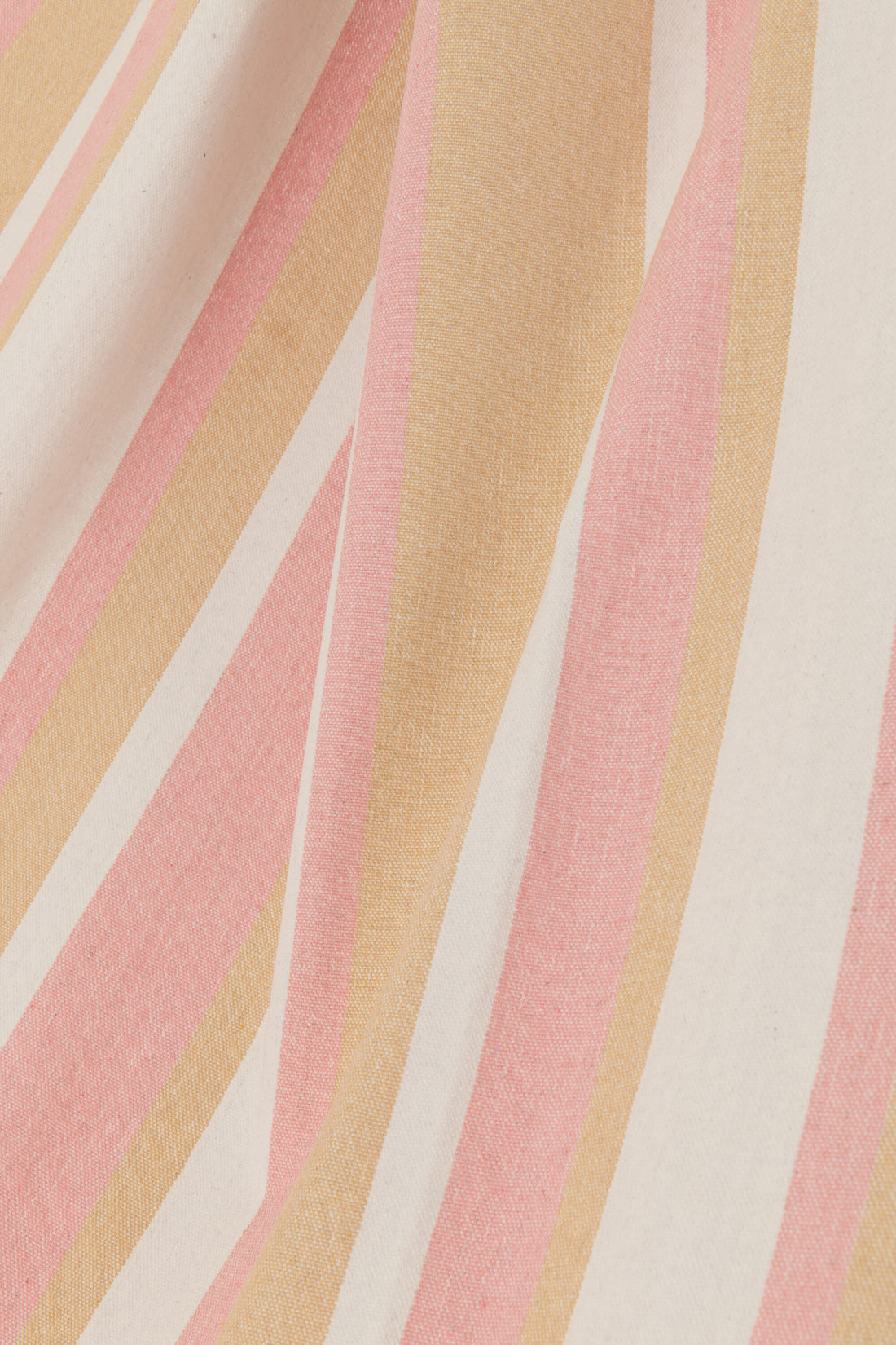 Hangmat Strepen Katoen/Polyester Wit/Beige/Roze