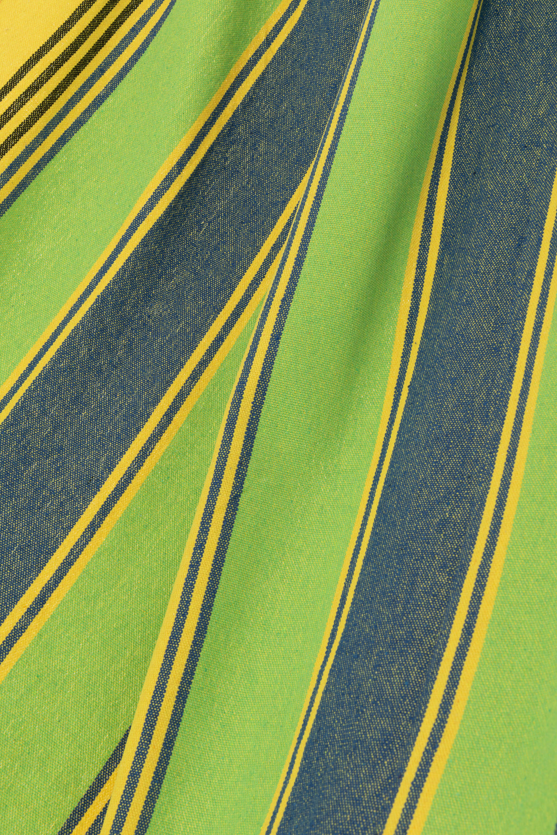 Hangmat Strepen Katoen/Polyester Groen/Geel/Blauw