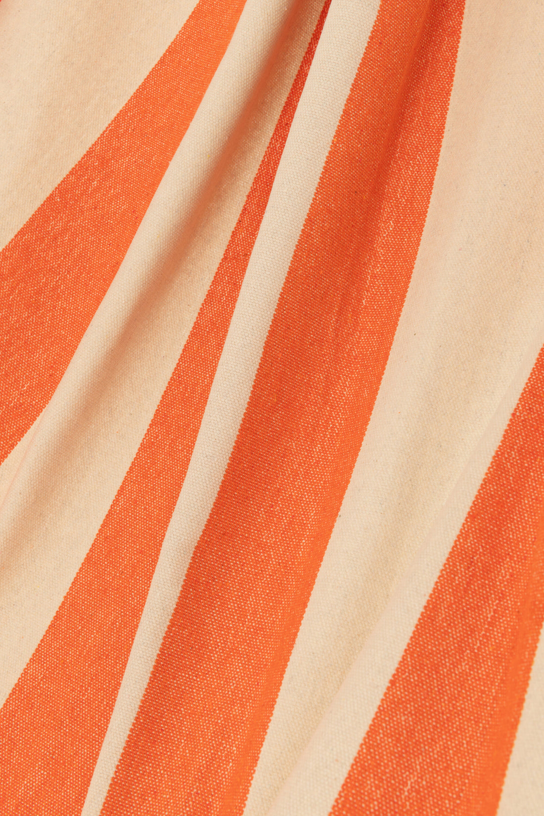 Hangmat Groot Strepen Katoen/Polyester Oranje/Ecru