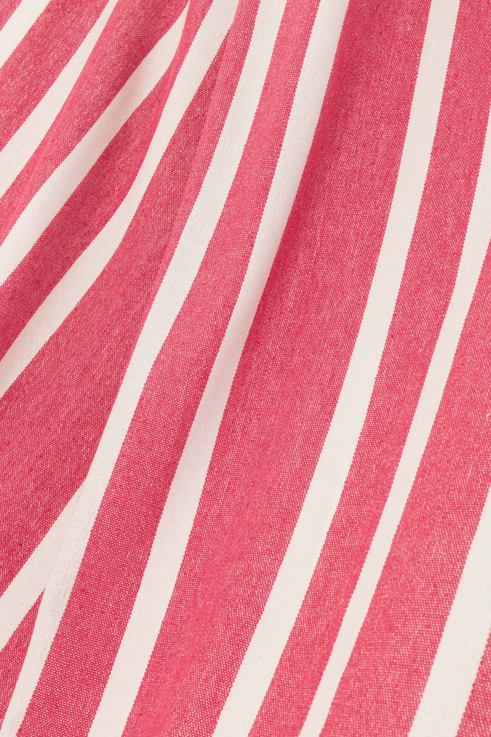 Hangmat Strepen Katoen/Polyester Roze/Wit