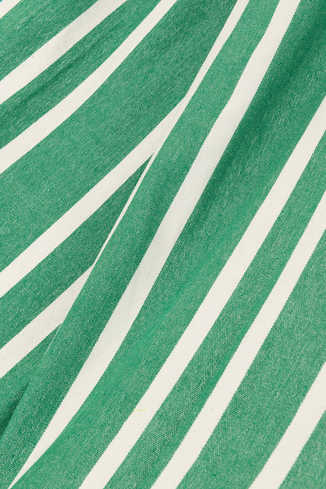 Hangmat Strepen Katoen/Polyester Donkergroen/Wit