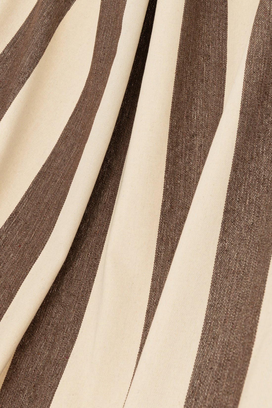 Hangmat Groot Strepen Katoen/Polyester Donkerbruin/Ecru