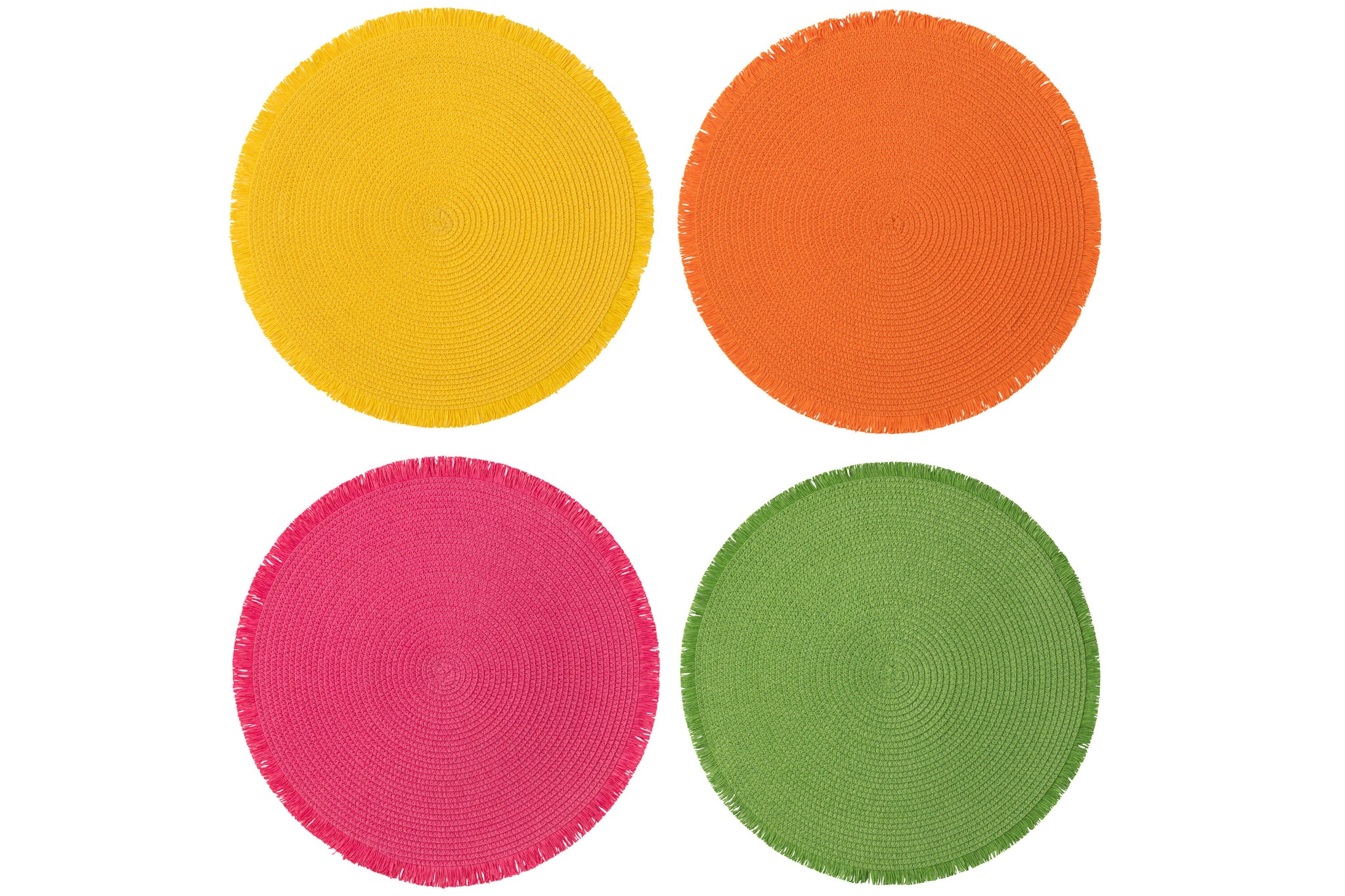 Placemat Ronde Papieren Mix Assortiment Van 4