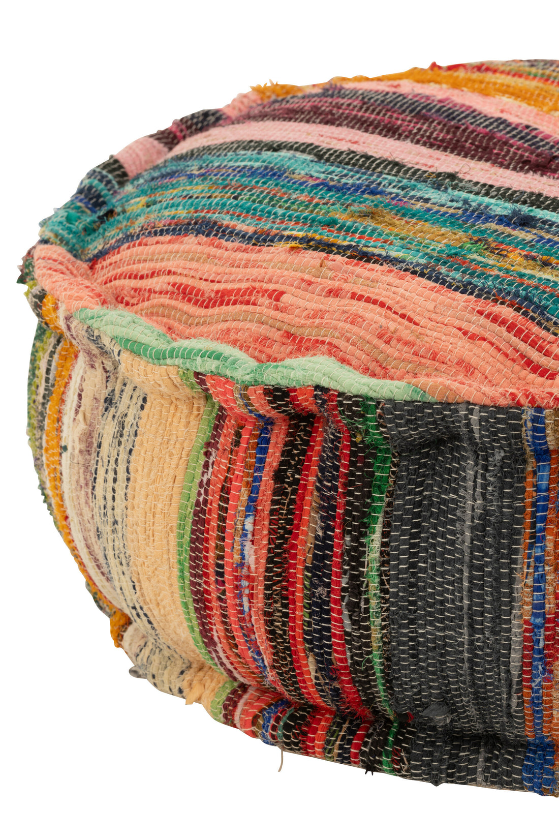 Pouf Chindo Ronde Katoen/Polyester Mix