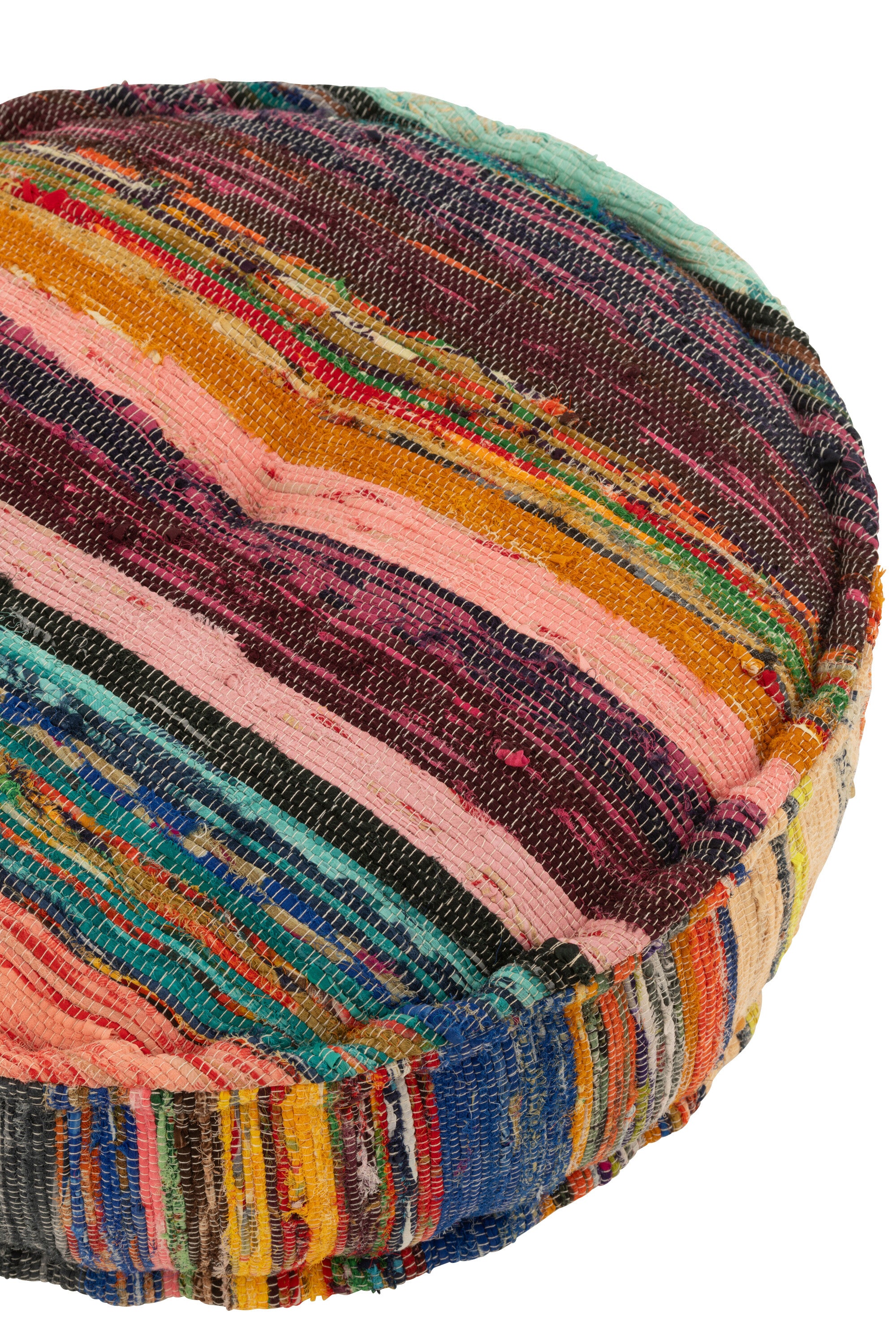 Pouf Chindo Ronde Katoen/Polyester Mix