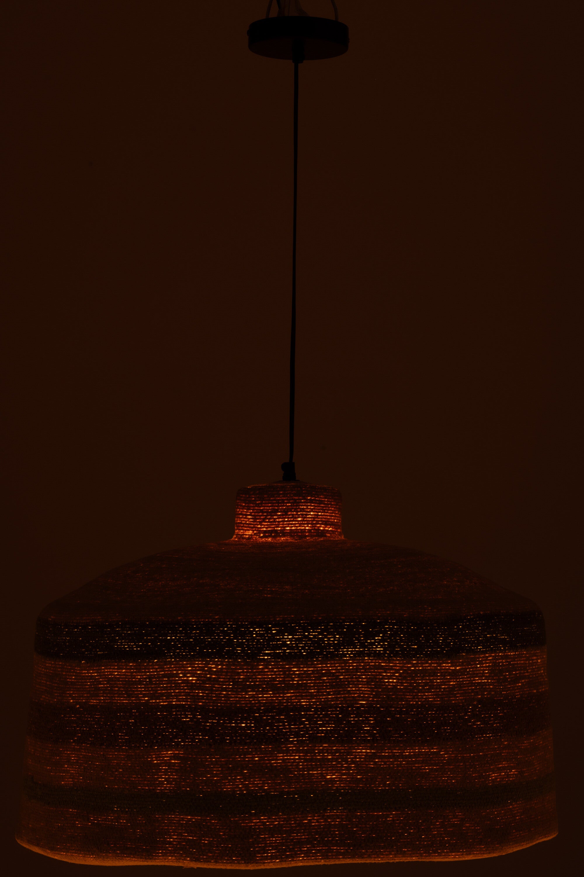 Hanglamp Strepen Zeegras Natuur/Groen