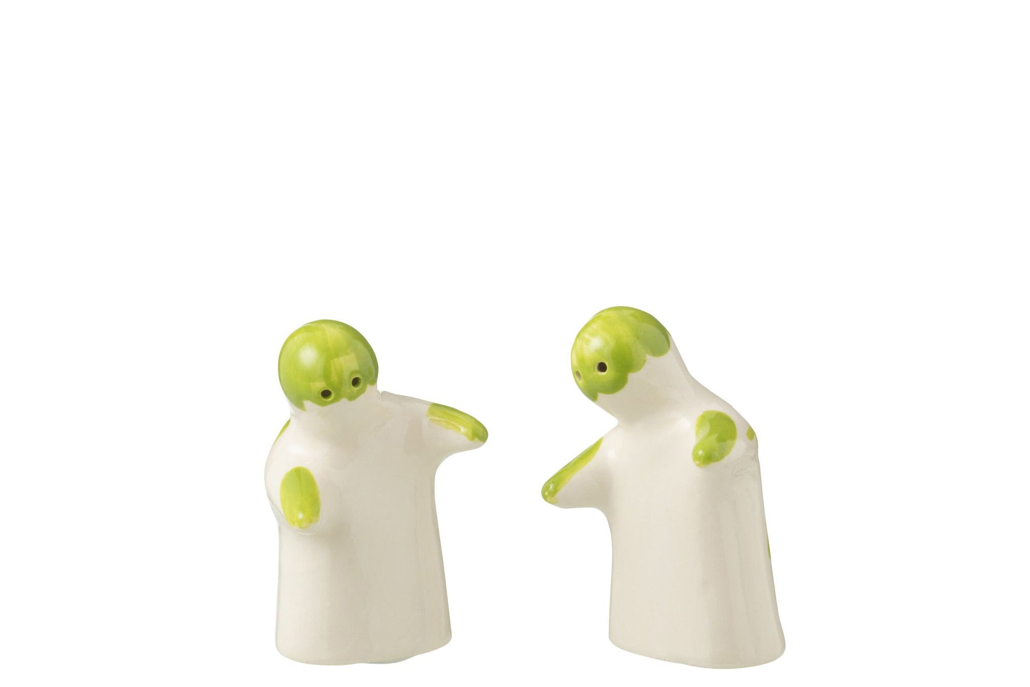 Zout & Peper Granada Keramiek Wit/Groen