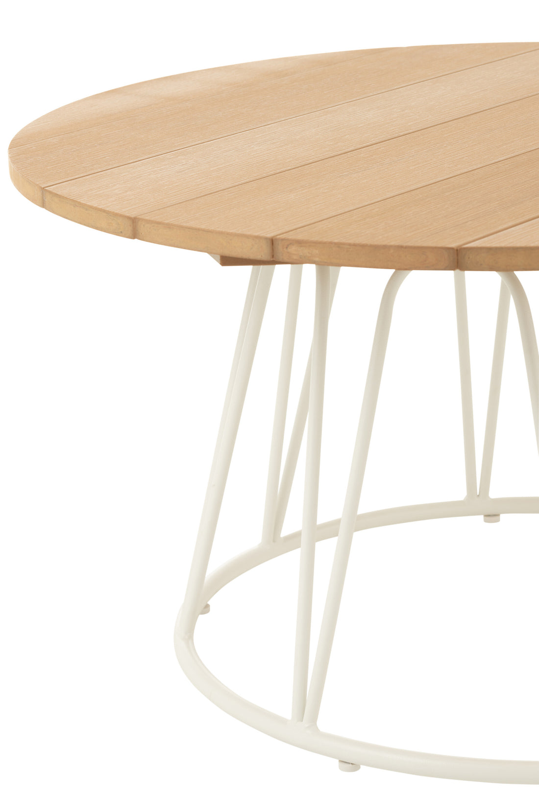 Tafel Zoa Staal/Polyethyleen Wit