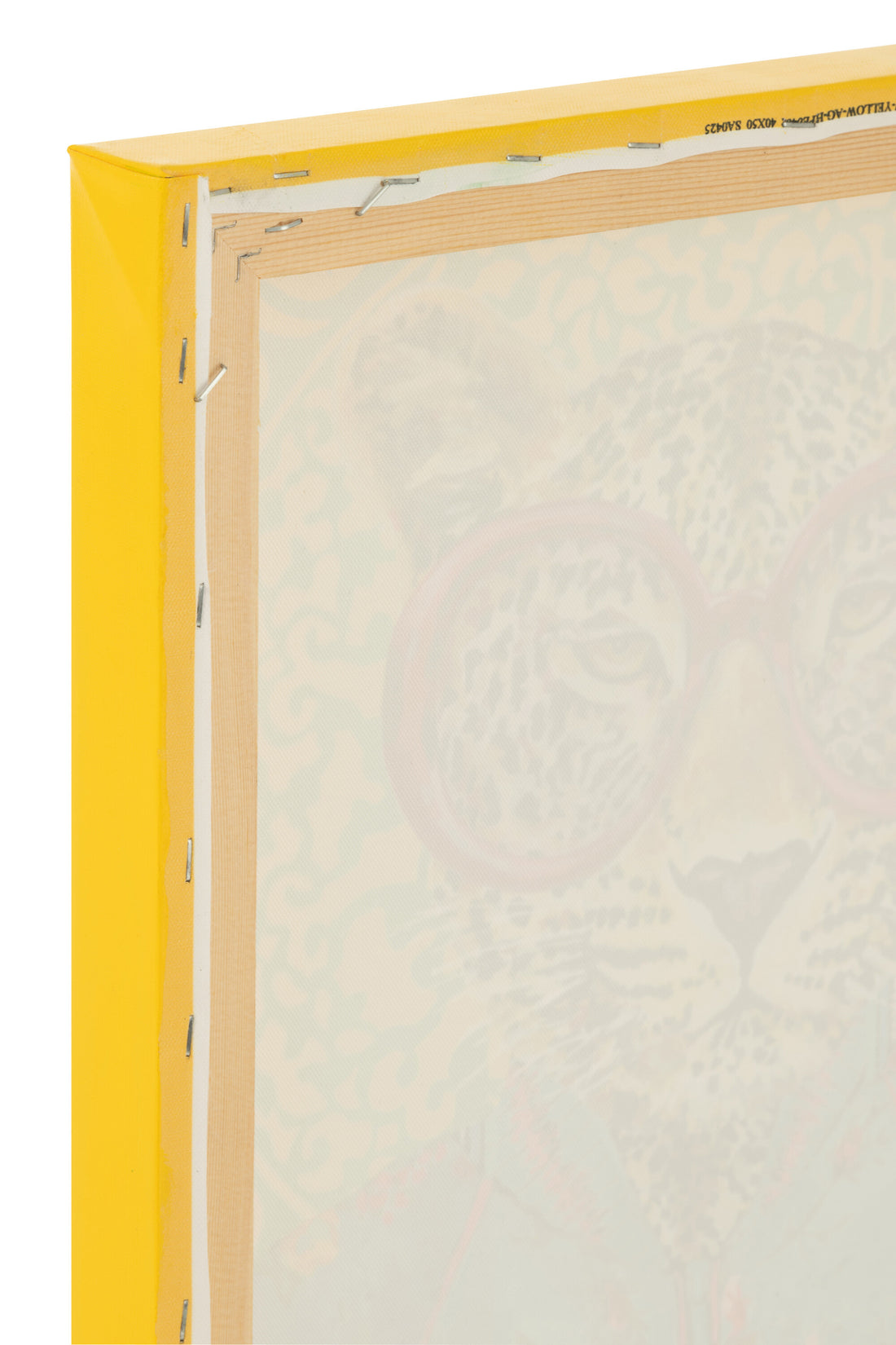 Wanddecoratie Tijger Popart Canvas Mix Klein