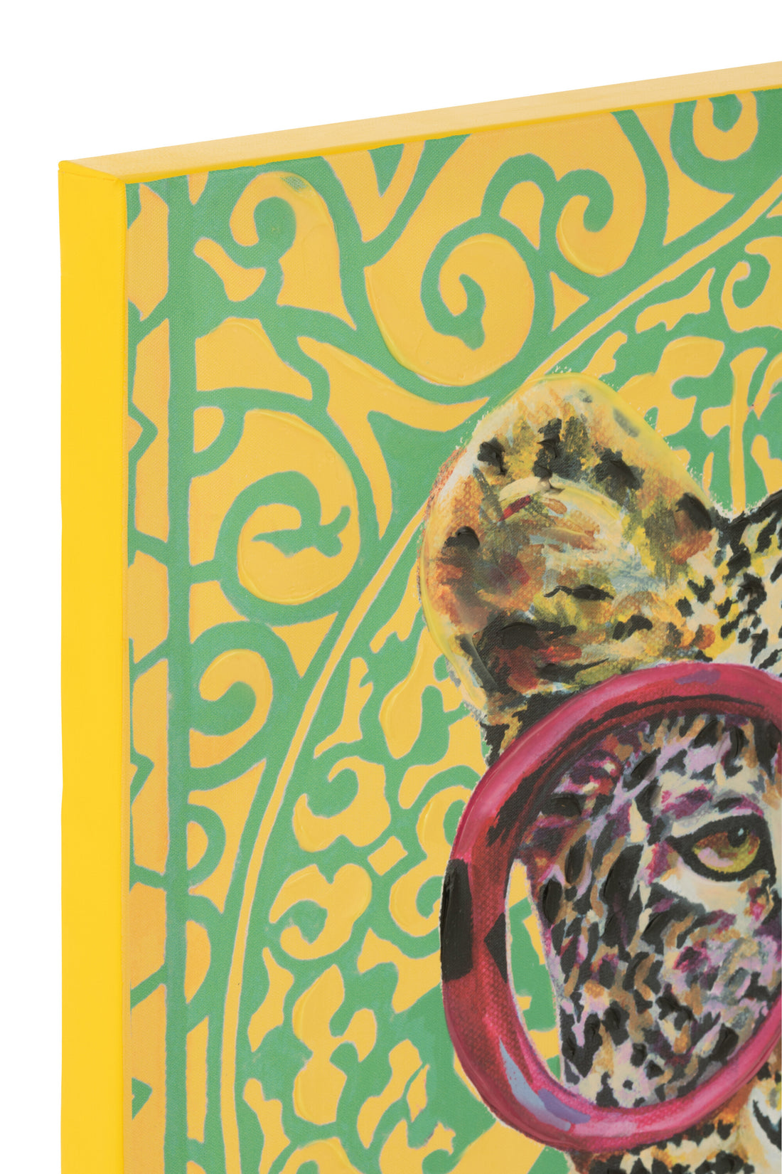 Wanddecoratie Tijger Popart Canvas Mix Groot