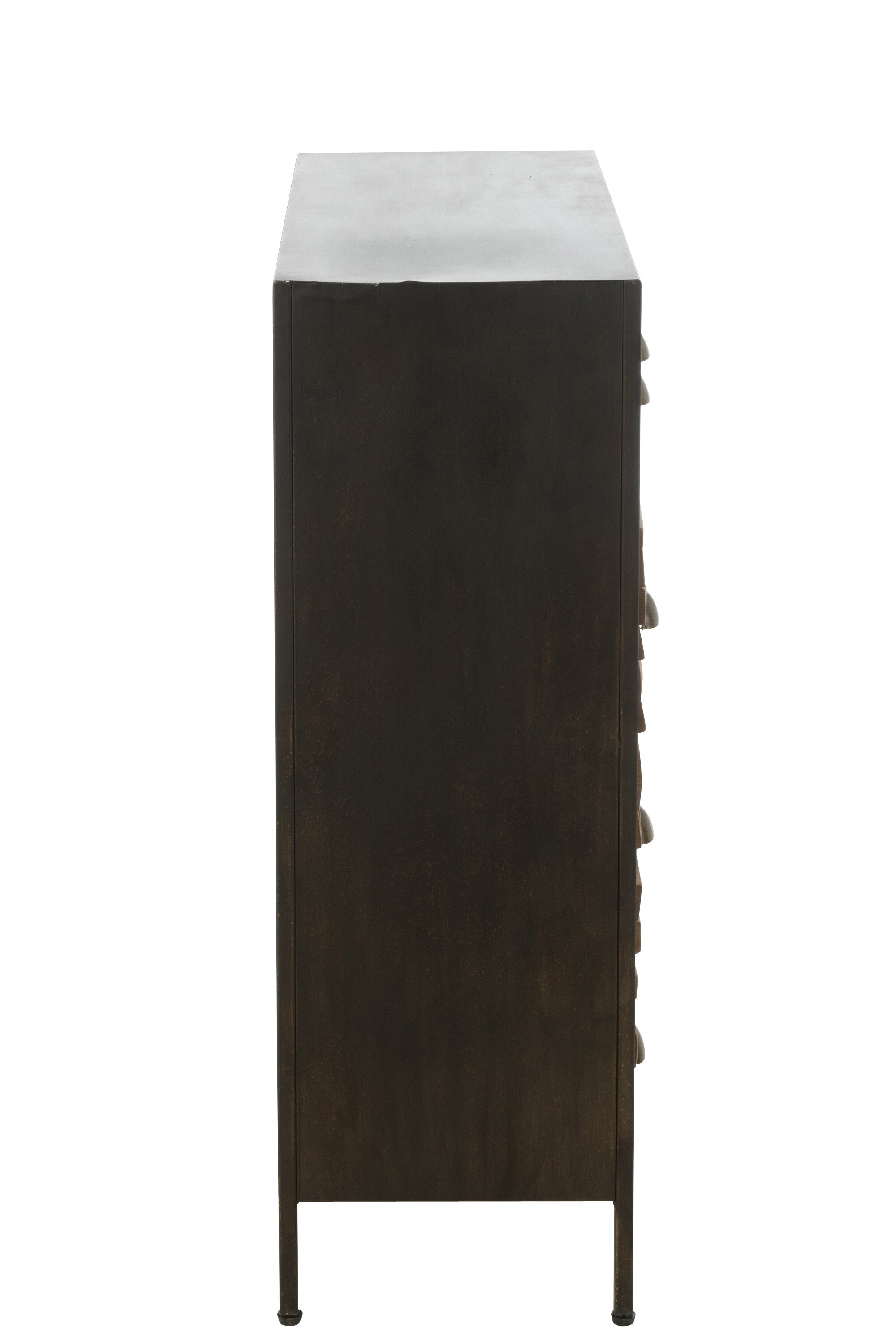 Kast 16 laden Hout/Metaal Bruin
