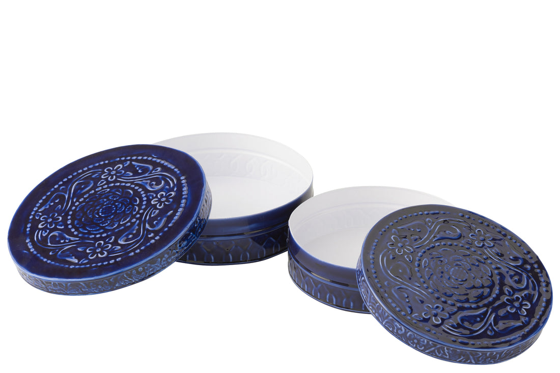 Set van 2 Box Nag Iron Blauw