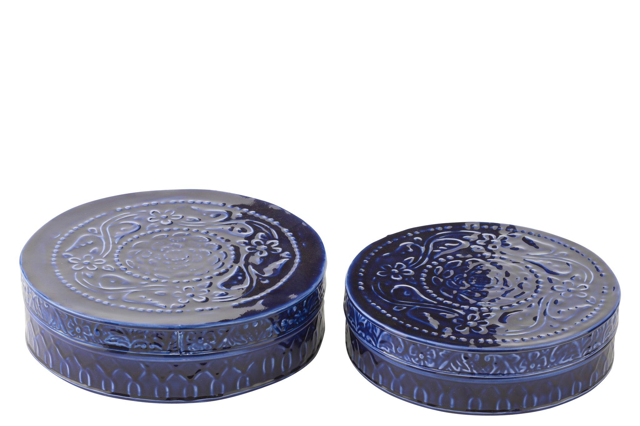 Set van 2 Box Nag Iron Blauw