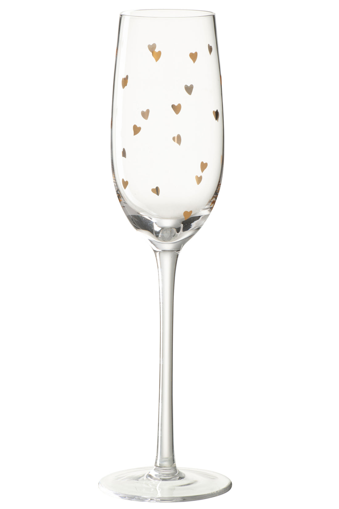Champagneglas Hartglas Transparant/Goud