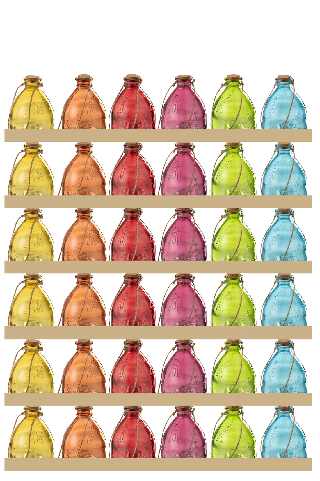 Pallet 144 stuks Wespval Glas Mix L