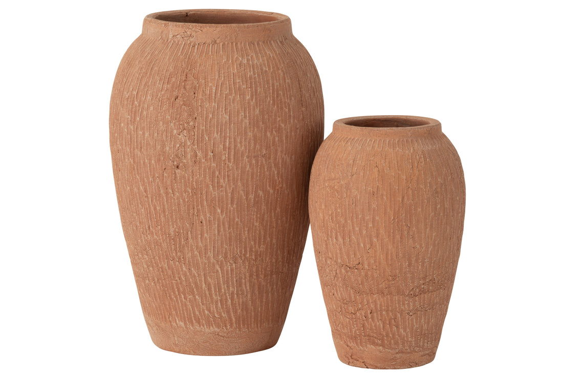 Vaas Kaia Terracotta Groot