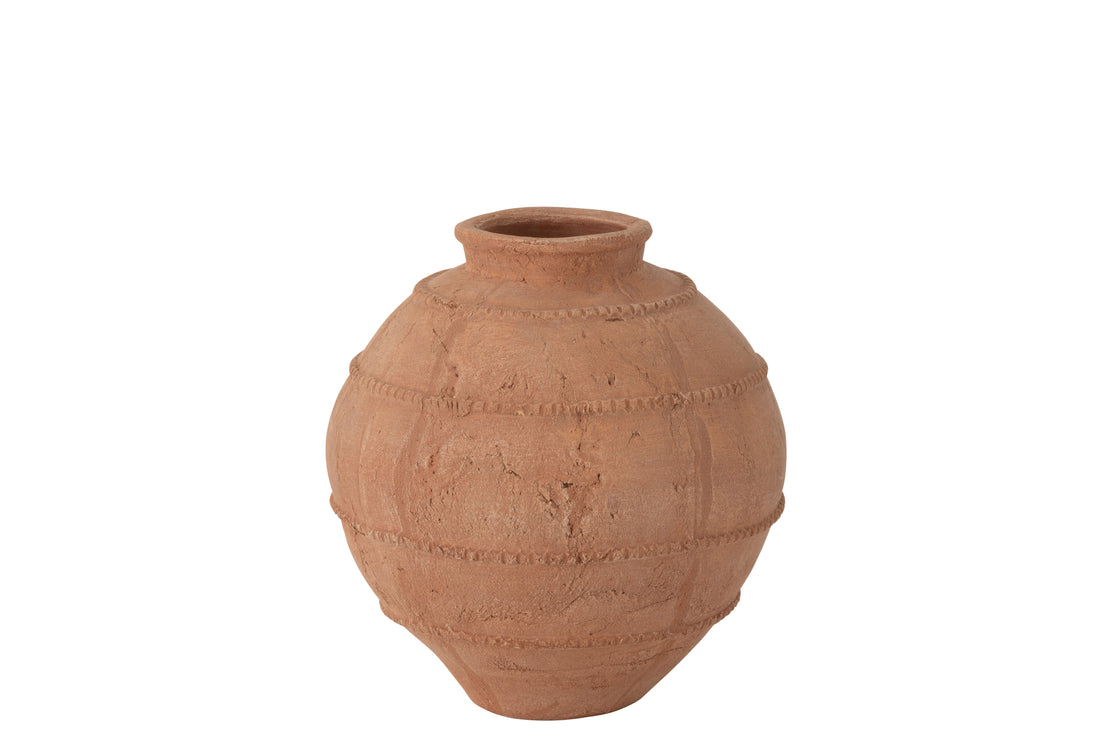 Vaas Kaia Rond Terracotta