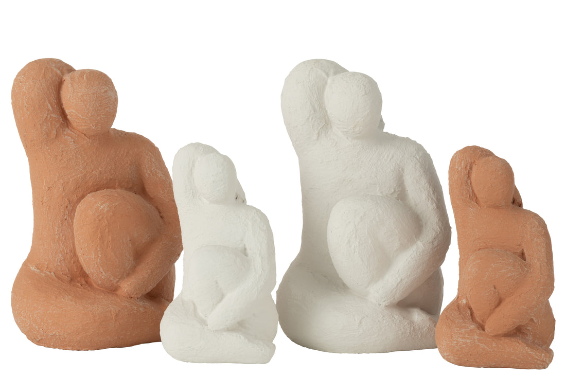 Beeldje Moderne Venus Cement Wit Groot