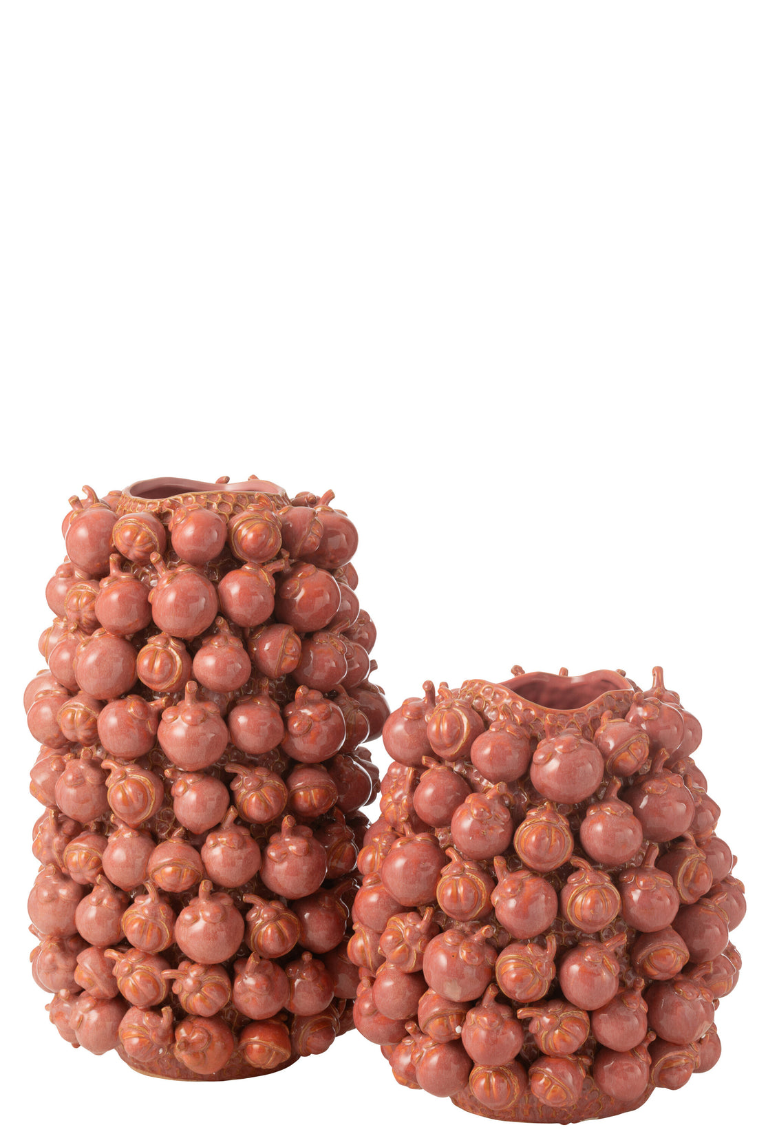 Vaas Botanica Klei Koper Roze Groot