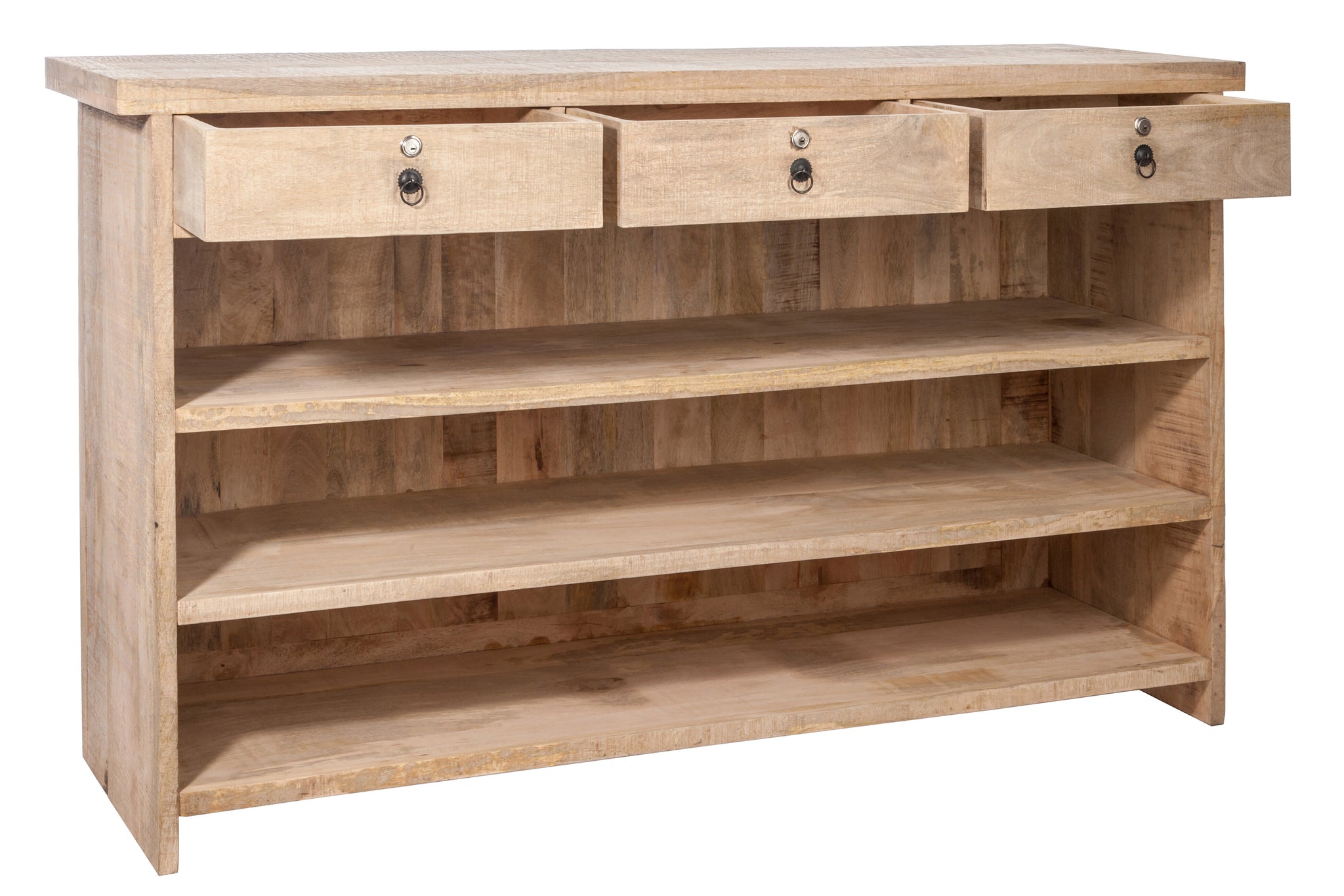 Bar 3 laden + 3 planken hout natuurlijk