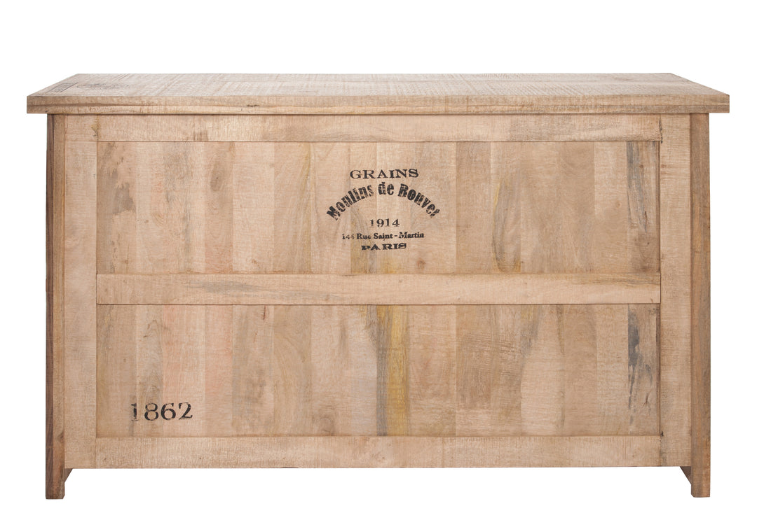 Bar 3 laden + 3 planken hout natuurlijk