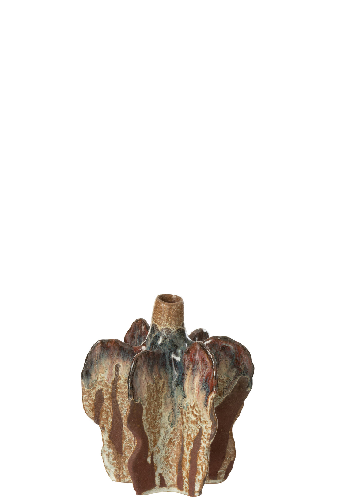 Vaas Naga Keramiek Roestbruin Klein