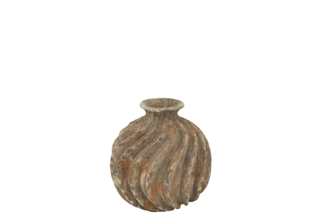 Vaas Ballon Antiek Polyresin Klein