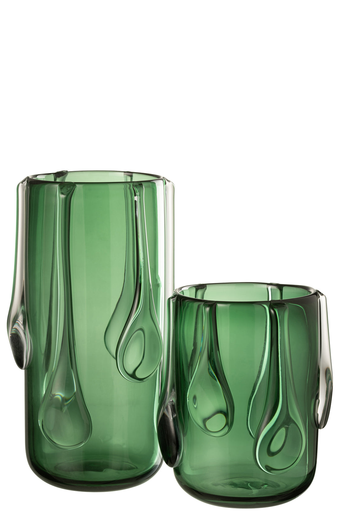 Vaas Druppelglas Groen Groot