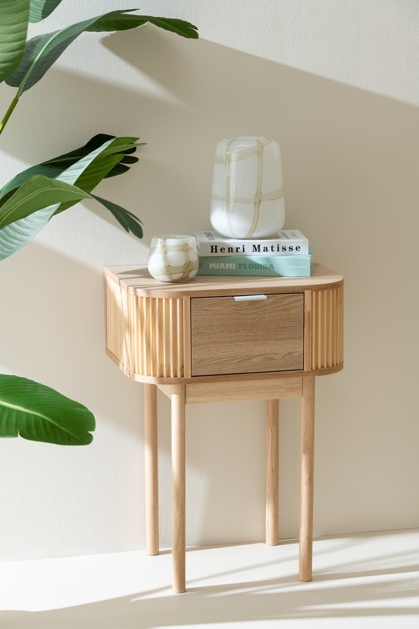 Orkaan Fuzzy Glas Wit/Groen