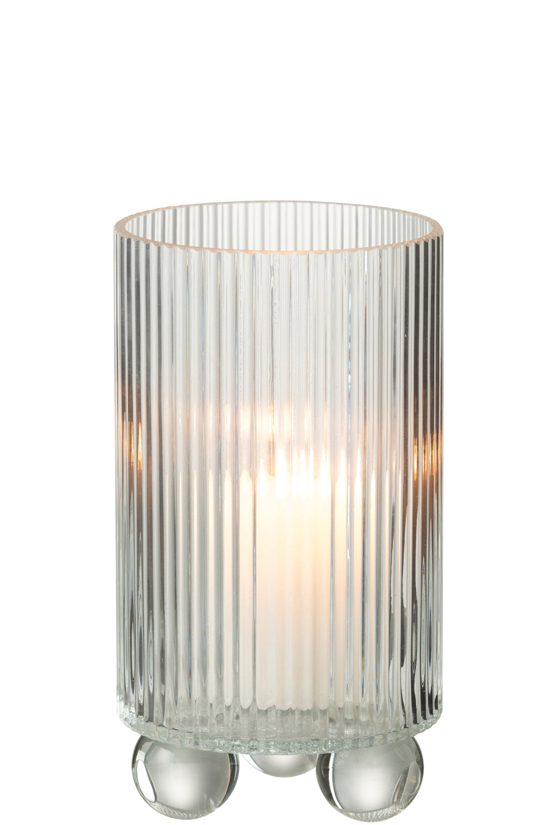 Orkaan Clara Glas Transparant Groot