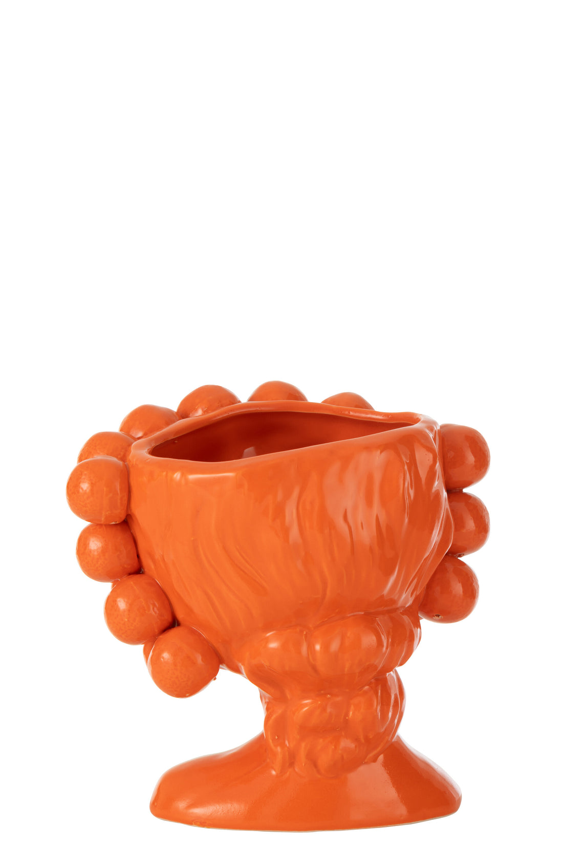 Bloempot Oranje Meisje Keramisch Oranje