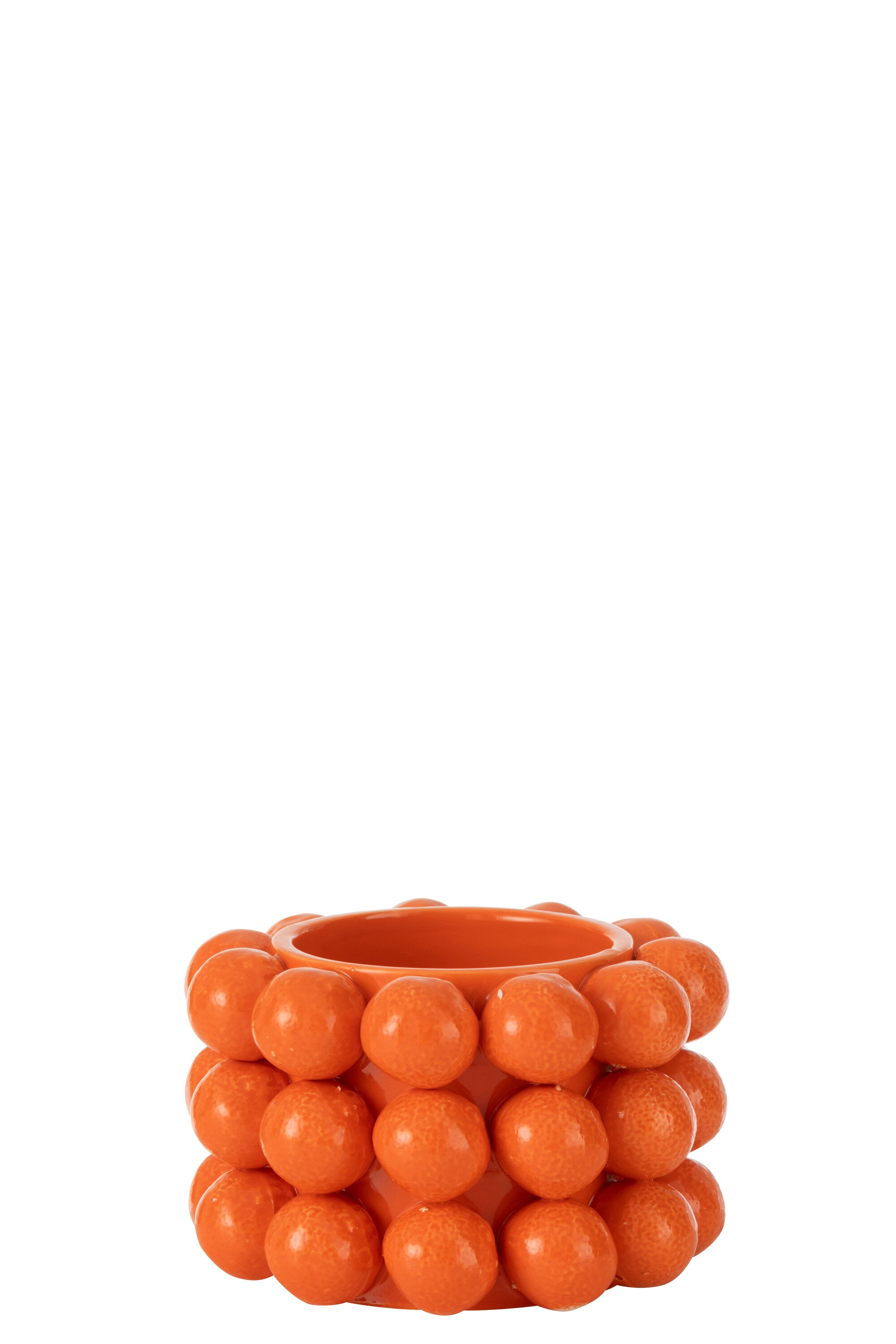 Bloempot Oranje Keramiek Oranje Klein