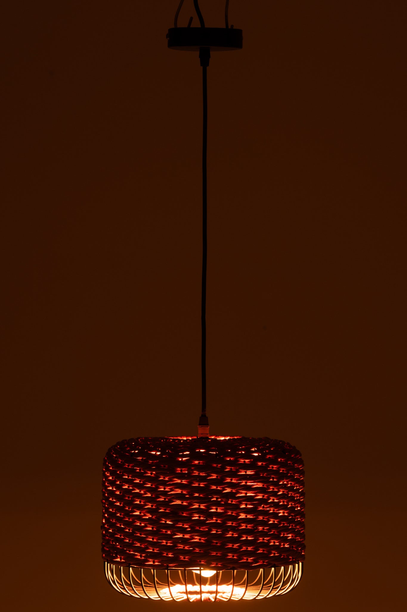 Plafondlamp Metaal Oranje