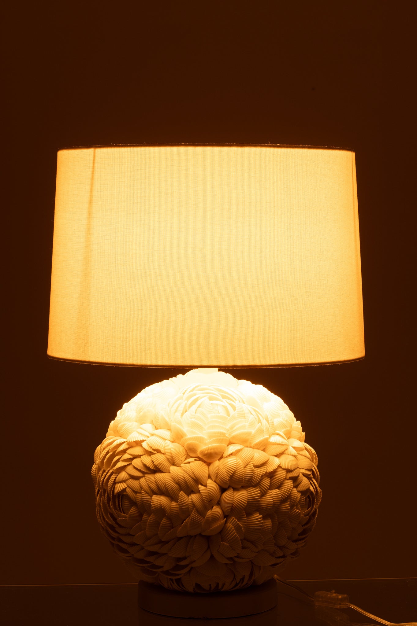 Table Lamp Shell White Large