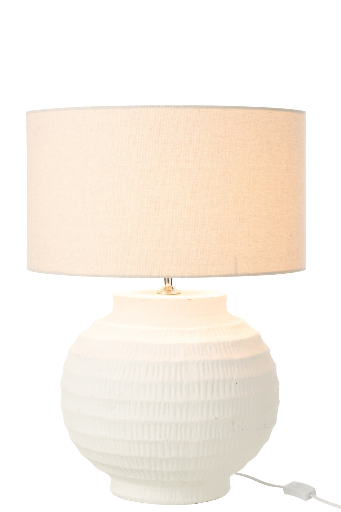 Tafellamp Terracotta Wit