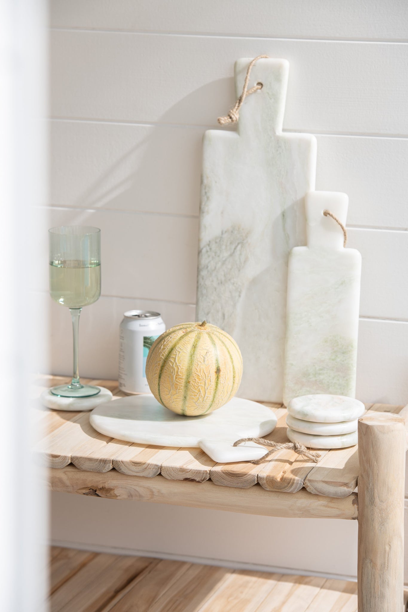 Kaasplank Rechthoek Marmer Wit Groen Klein