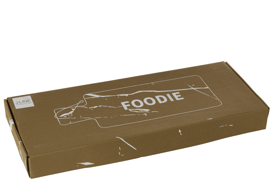 Cheese Board Rectangle Foodie Marble White