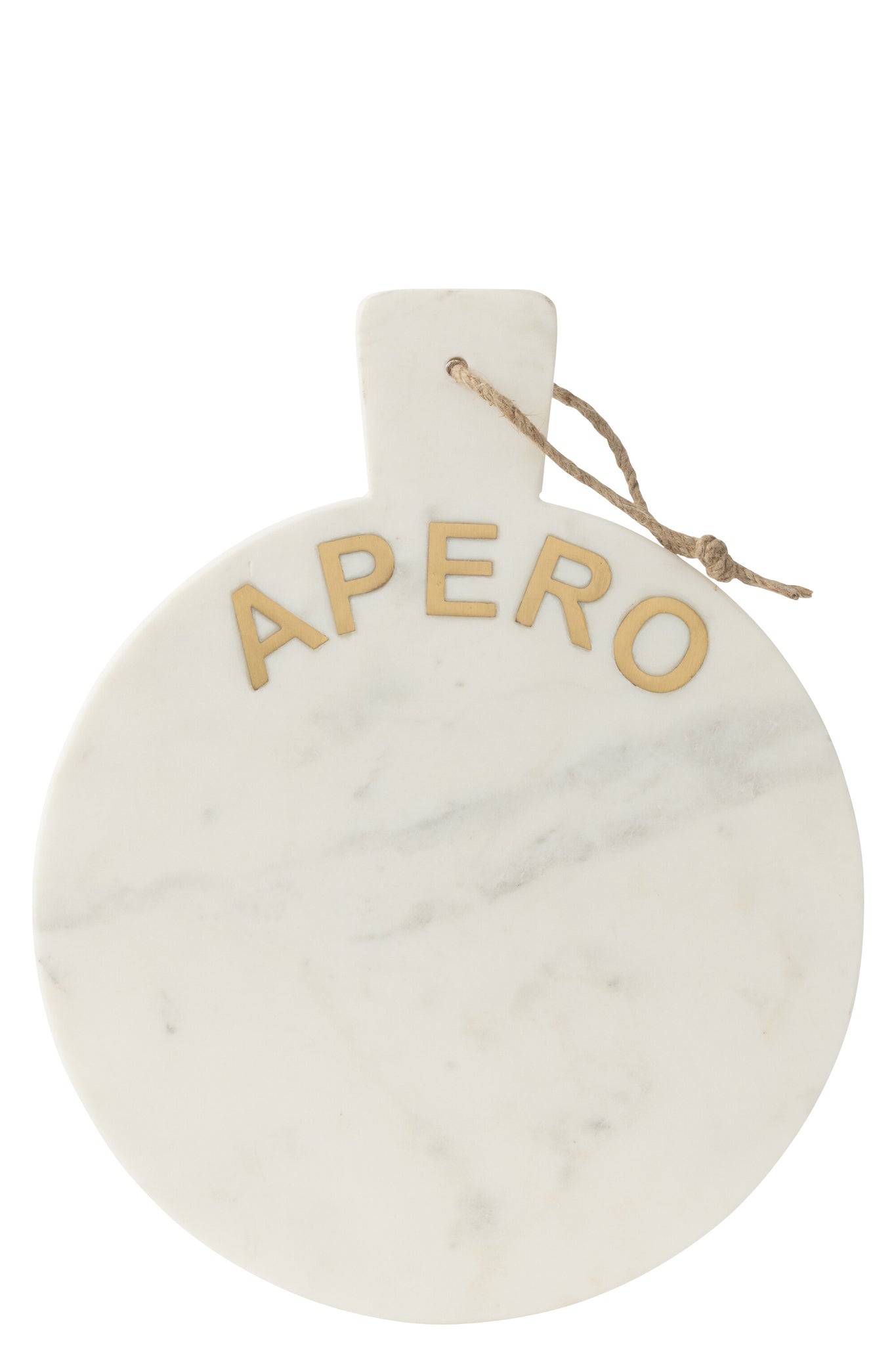 Cheese Board Round Apero Marble White