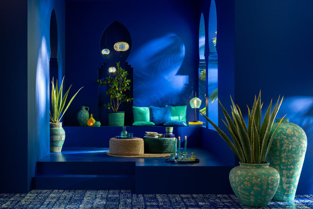 Agave Gele Rand Pot Kunstgroen