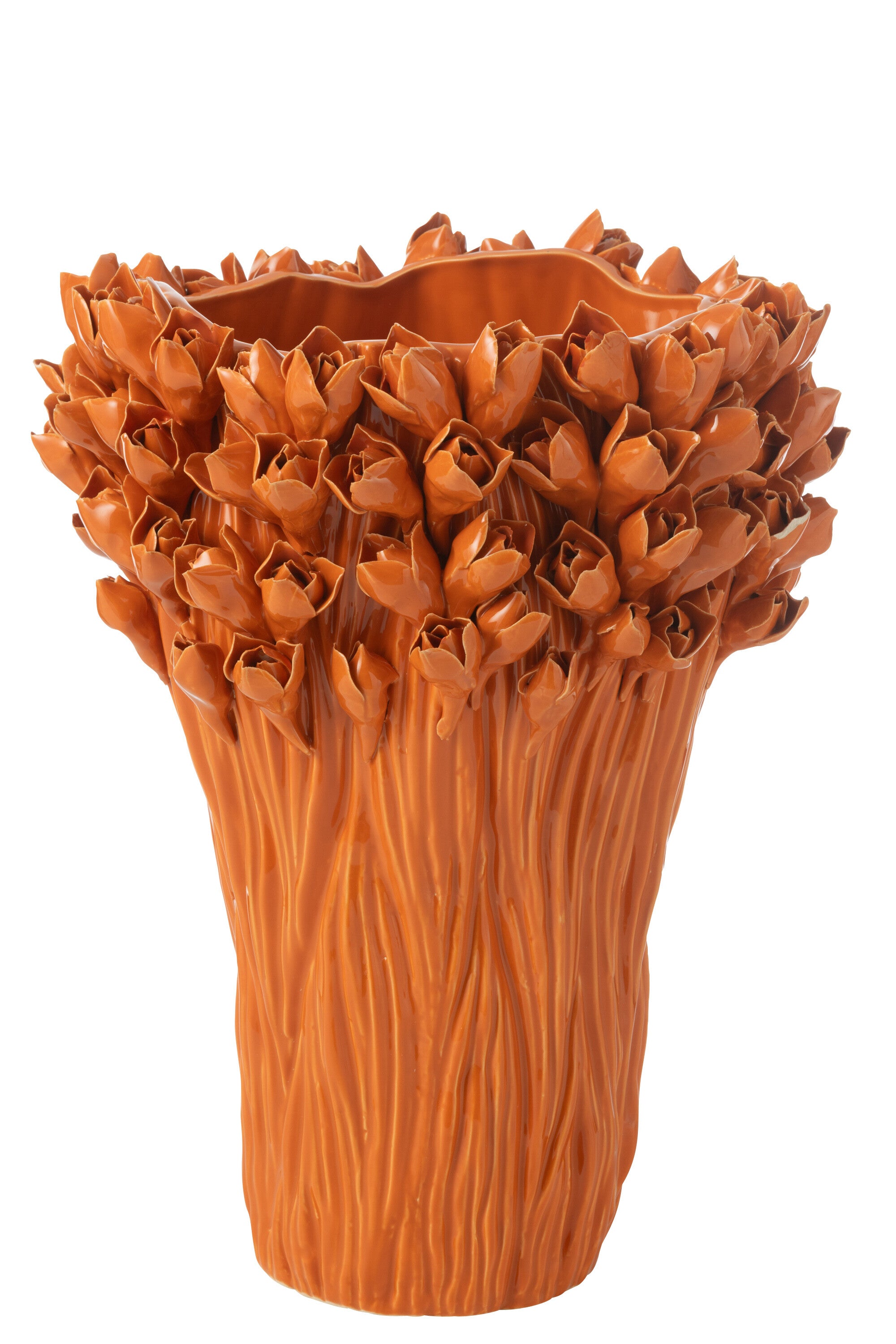 Vaas Ambrosia Keramiek Oranje Groot