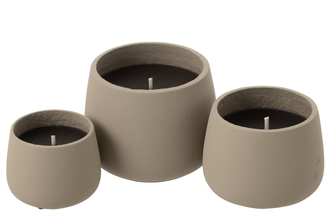 Buitenkaars Cyra Cement Grijs Groot-48 uur