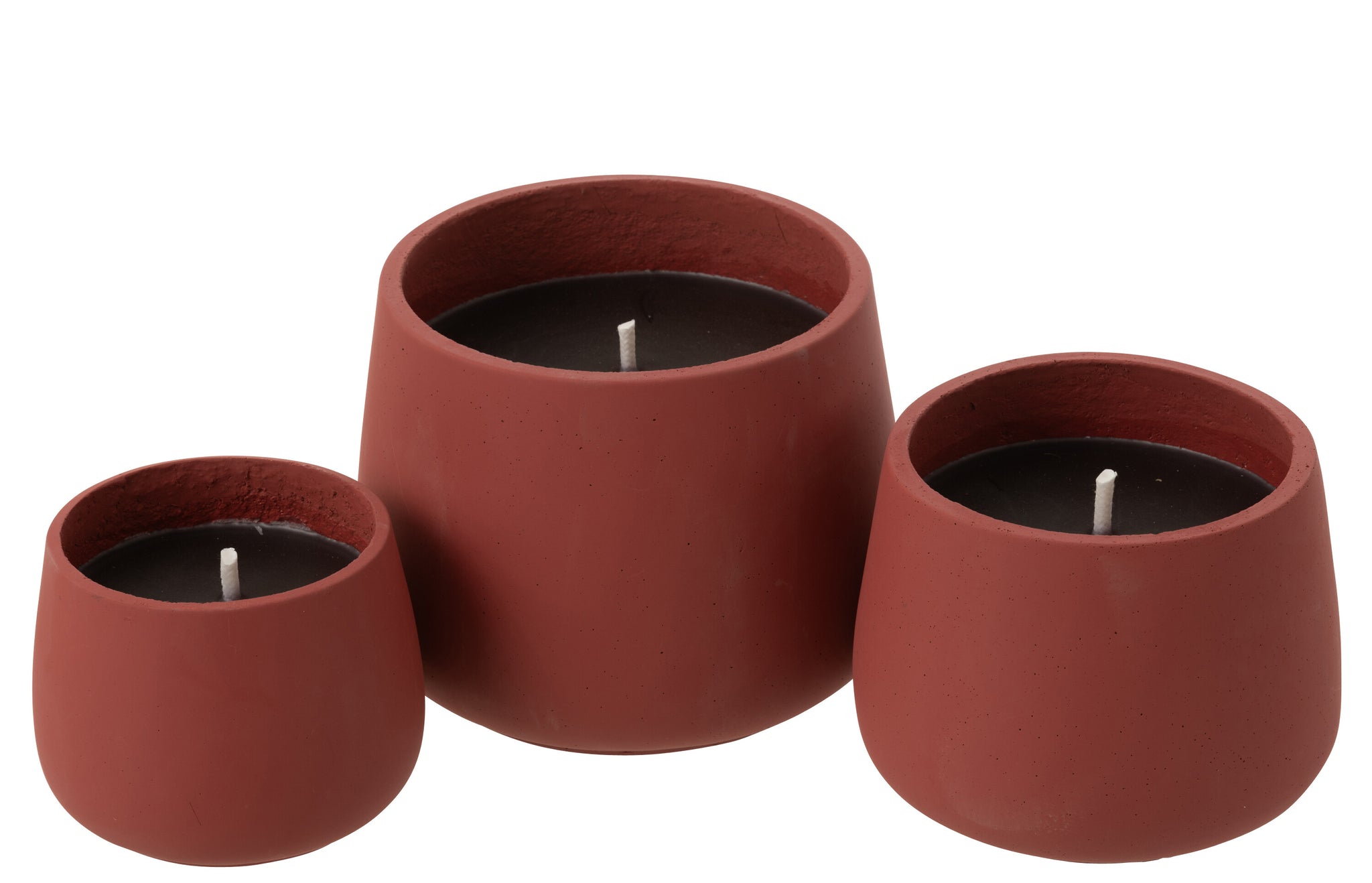 Buitenkaars Cyra Cement Rood Groot - 48 uur