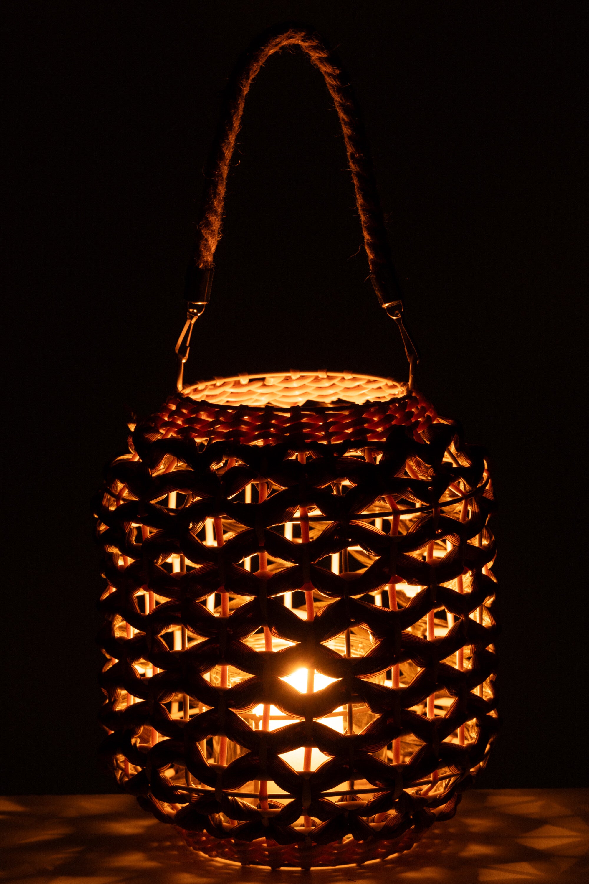 Lantaarn Ubeda Riet Groen/Natuurlijk